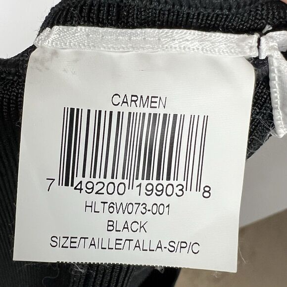 Herve Leger Size S Bandage Dress CARMEN” Black Off the Shoulder Knee Length - Picture 10 of 10